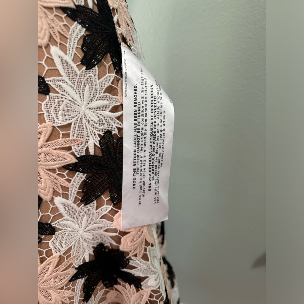 Dress the Population Chantal Floral Multihue Lace Party Dress Size XS NWT - Picture 9 of 14